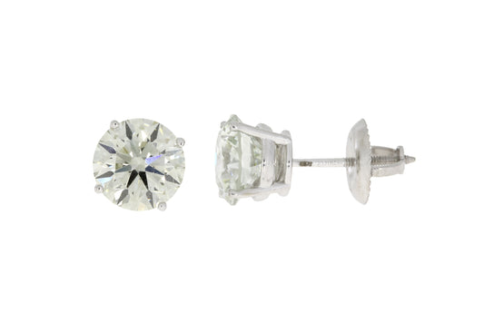 2.00ct Lab Grown Diamond Stud Earrings 14KT White Gold