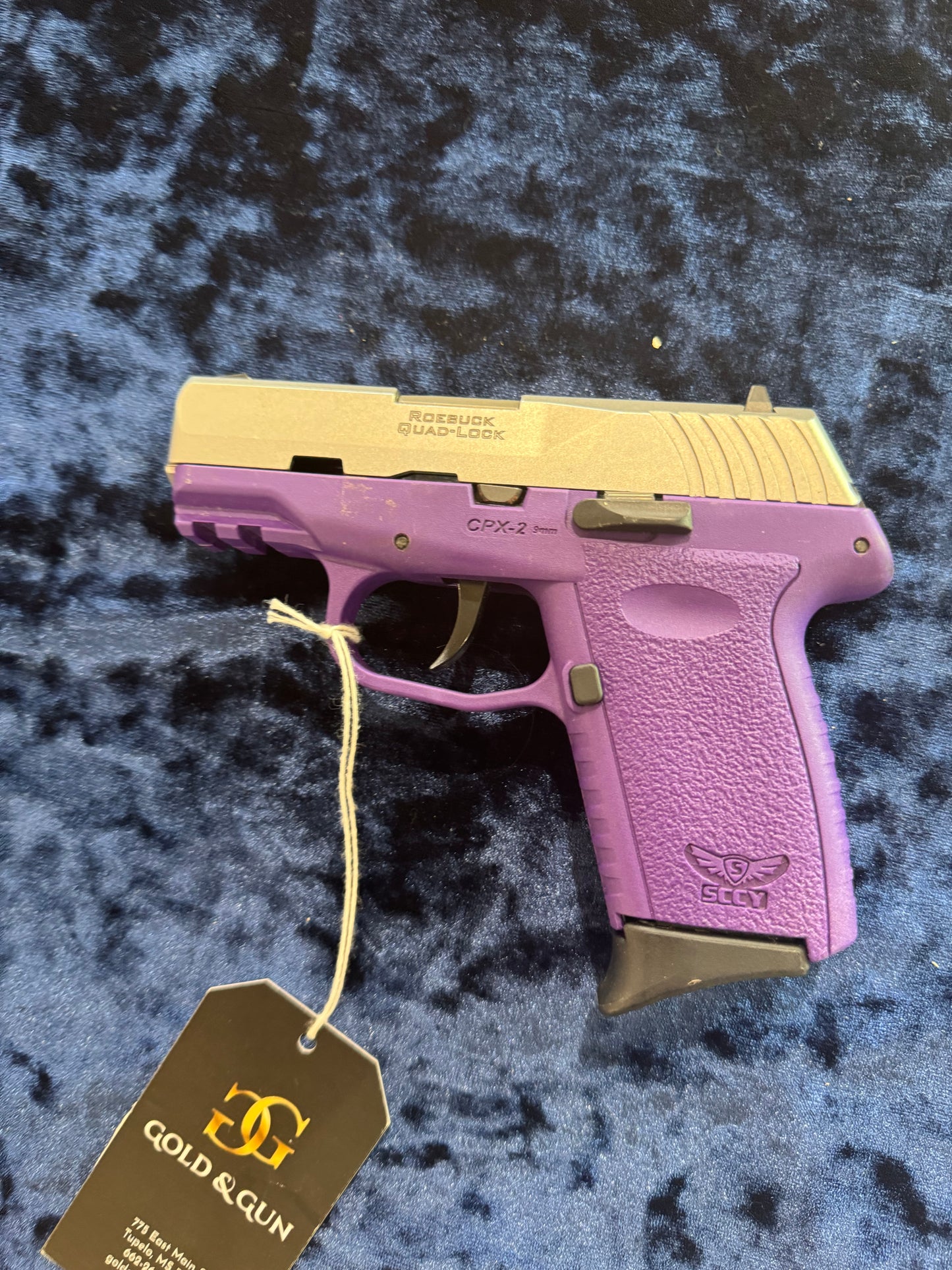 SCCY CPX-2 9mm Purple/Silver USED