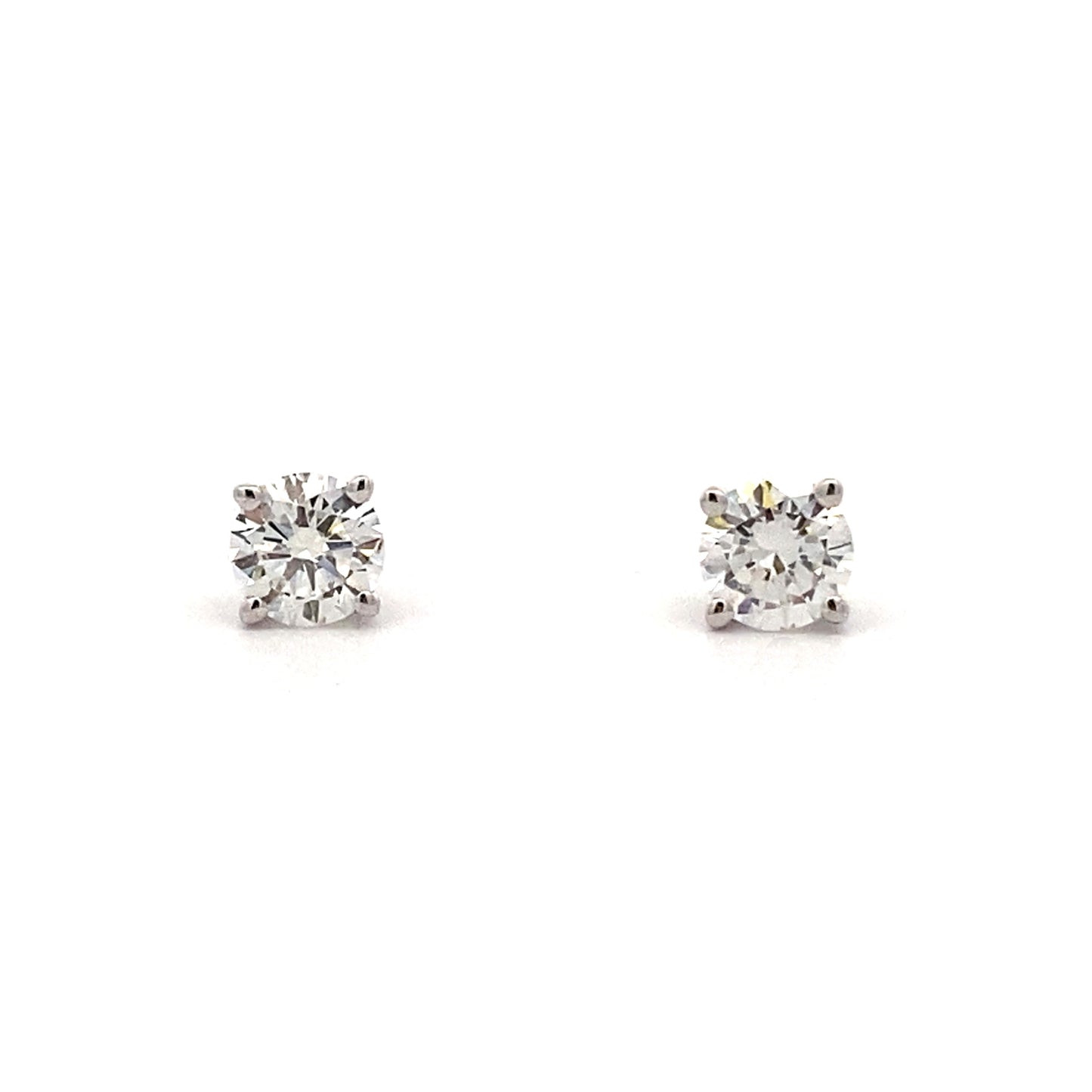 .50ct Lab Grown Diamond Stud Earrings 14KT White Gold