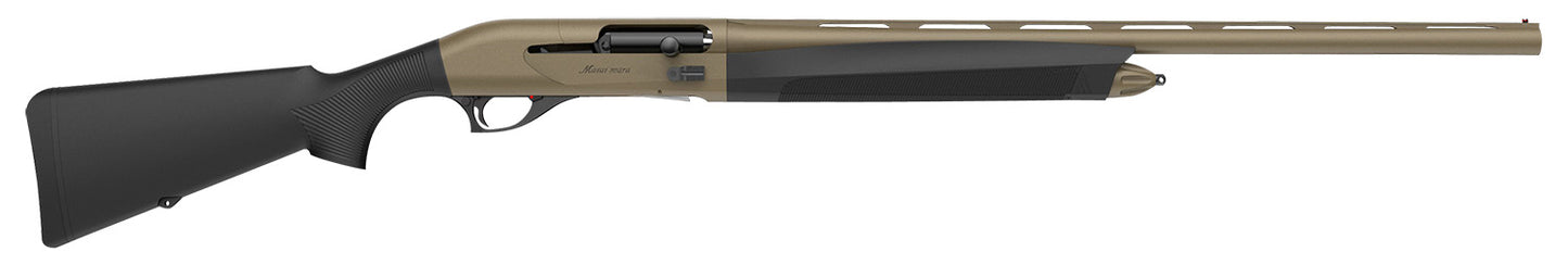 Retay USA K251BRBK26 Masai Mara Inertia Plus 12 Gauge 3.5" 4+1 (2.75") 26" Deep Bore Drilled, Bronze Barrel/Rec, Black Synthetic Furniture, TruGlo Fiber Optic Sight